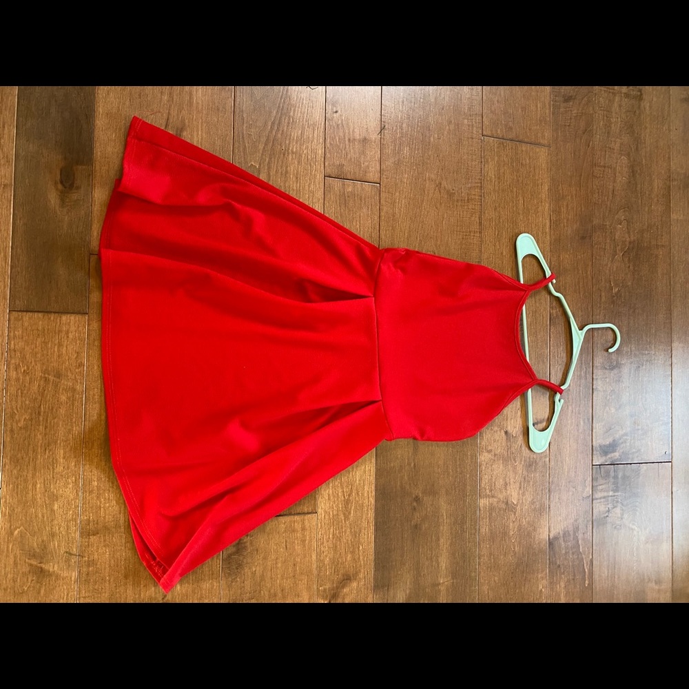 Red dress